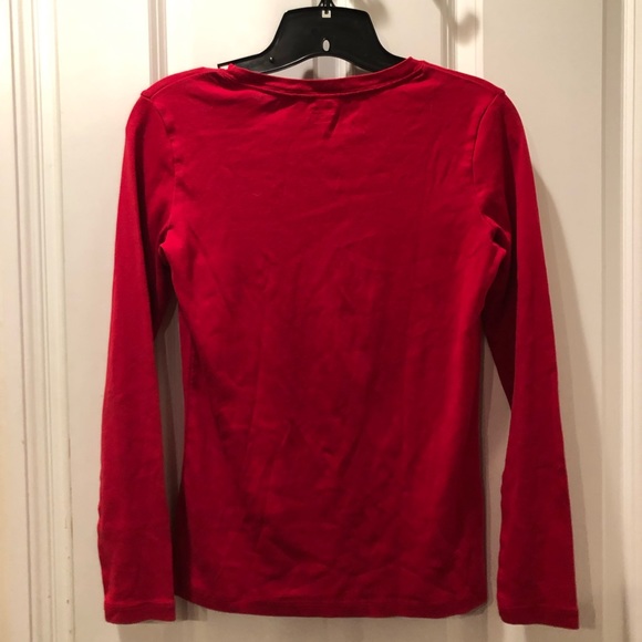 Cherokee Girls XL Red Long Sleeve Tee - Picture 2 of 3